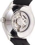 Emporio Armani Meccanico White Skeleton Dial Black Leather Strap Watch For Men - AR60003 Buy Now By Emporio Armani