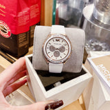 Michael Kors Quartz Pink Dial Pink Silicone Strap Watch For Women - MK6946 Buy Now By Michael Kors