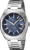 Gucci GG2570 Quartz Blue Dial Silver Steel Strap Watch For Men - YA142303 Buy Now By Gucci