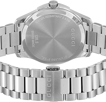 Gucci G Timeless Blue Dial Silver Steel Strap Watch For Men - YA126316 Buy Now By Gucci