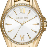 Michael Kors Whitney Three-Hand White Dial Gold Steel Strap Watch For Women - MK6693 Buy Now By Michael Kors