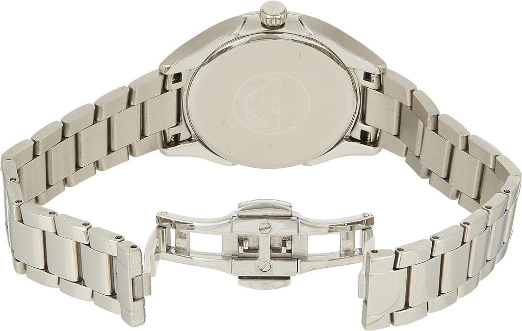Emporio Armani Valeria Quartz Mother of Pearl Dial Silver Steel Strap Watch For Women - AR11030 Buy Now By Emporio Armani