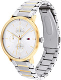 Tommy Hilfiger Blake Silver Dial Two Tone Steel Strap Watch for Women - 1781908 Buy Now By Tommy Hilfiger