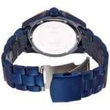 Guess Flagship Chronograph Blue Dial Blue Steel Strap Watch for Men - W0601G2 Buy Now By Guess