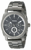 Fossil Machine Chronograph Black Dial Grey Steel Strap Watch for Men - FS4662 Buy Now By Fossil