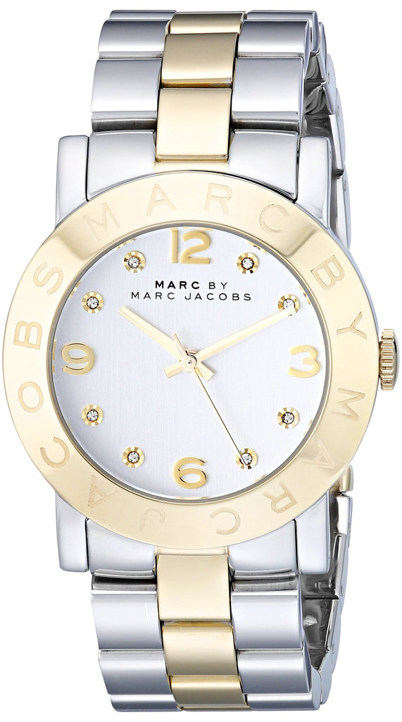 Marc Jacobs Amy Silver Dial Two Tone Steel Strap Watch for Women - MBM3139 Buy Now By Marc Jacobs