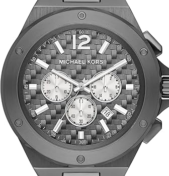 Michael Kors Lennox Chronograph Quartz Grey Dial Grey Steel Strap Watch For Men - MK9102 Buy Now By Michael Kors