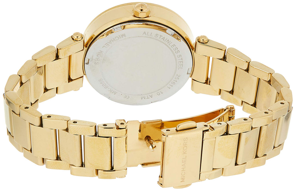 Michael Kors Parker White Dial Gold Steel Strap Watch for Women - MK6056 Buy Now By Michael Kors