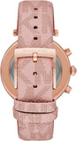 Michael Kors Parker Chronograph White Dial Pink Leather Strap Watch For Women - MK6935 Buy Now By Michael Kors