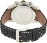 Hugo Boss Rafale Chronograph Quartz Silver Dial Black Leather Strap Watch For Men - 1513403 Buy Now By Hugo Boss