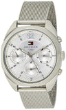 Tommy Hilfiger Mia Silver Dial Silver Mesh Bracelet Watch for Men - 1781628 Buy Now By Tommy Hilfiger