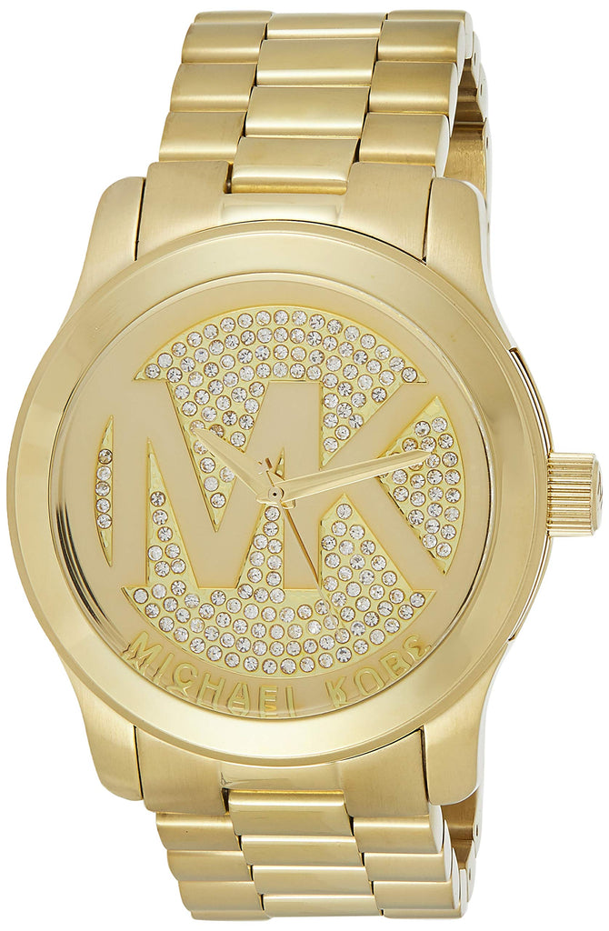 Michael Kors Runway Gold Dial Gold Steel Strap Watch for Women - MK5706 Buy Now By Michael Kors