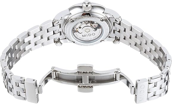 Mido Baroncelli III Automatic Silver Dial Silver Steel Strap Watch For Women - M7600.4.21.1 Buy Now By Mido