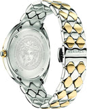 Versace Shadov Quartz Gold Dial Two Tone Steel Strap Watch for Women - VEBM00518 Buy Now By Versace