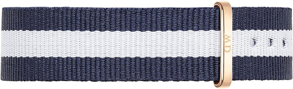 Daniel Wellington Classic Glasgow White Dial Two Tone NATO Strap Watch For Women - DW00100031 Buy Now By Daniel Wellington