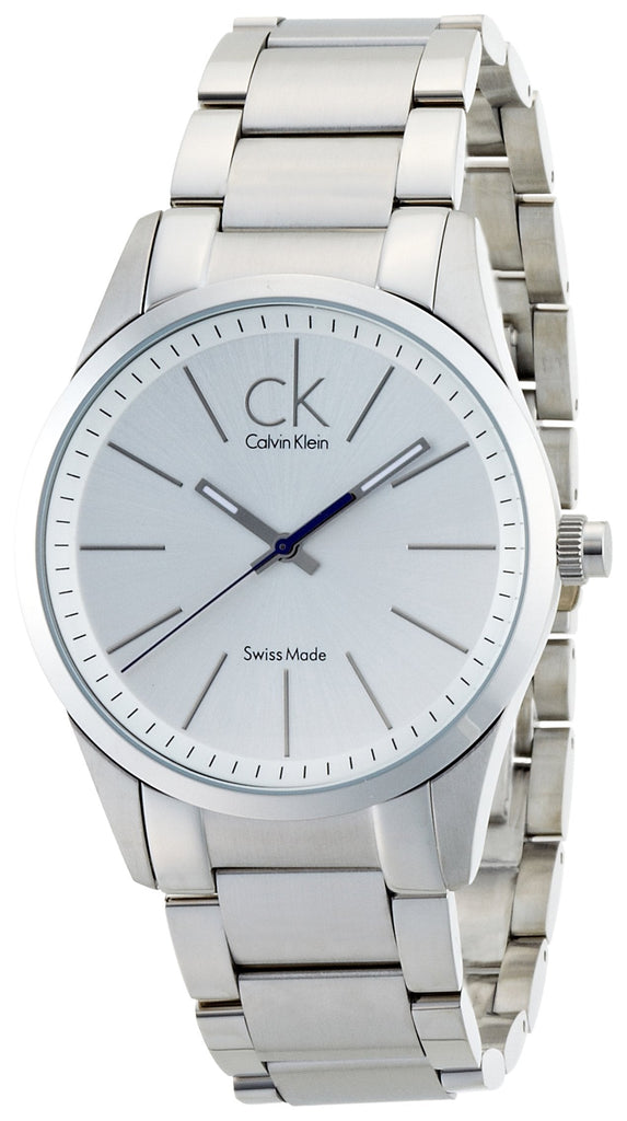 Calvin Klein Bold White Dial Silver Steel Strap Watch for Men - K2241120 Buy Now By Calvin Klein