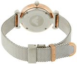 Emporio Armani Retro Mother of Pearl Dial Silver Mesh Bracelet Watch For Women - AR2067 Buy Now By Emporio Armani