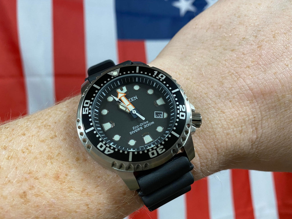 Citizen Eco Drive Pro Master Diver Black Dial Black Steel Strap Watch For Men - BN0150-28E Buy Now By Citizen