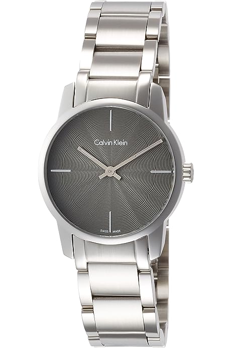 Calvin Klein City Grey Dial Silver Steel Strap Watch for Women - K2G23144 Buy Now By Calvin Klein