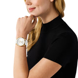 Michael Kors Hadyn Chronograph White Dial White Rubber Strap Watch for Women - MK7484 Buy Now By Michael Kors