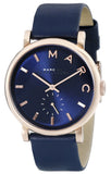 Marc Jacobs Baker Navy Blue Dial Navy Blue Leather Strap Watch for Women - MBM1329 Buy Now By Marc Jacobs