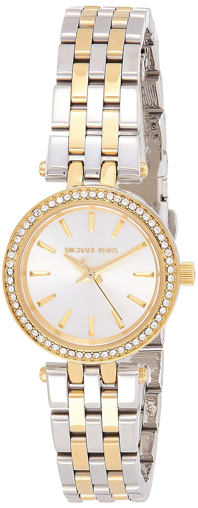 Michael Kors Darci White Dial Two Tone Steel Strap Watch for Women - MK3323 Buy Now By Michael Kors
