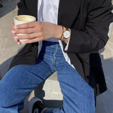 Daniel Wellington Petite Melrose White Dial Rose Gold Mesh Strap Watch For Women - DW00100305