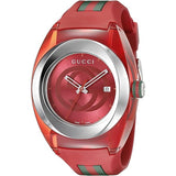 Gucci Sync XXL Quartz Orange Dial Orange Rubber Strap Unisex Watch - YA137108 Buy Now By Gucci