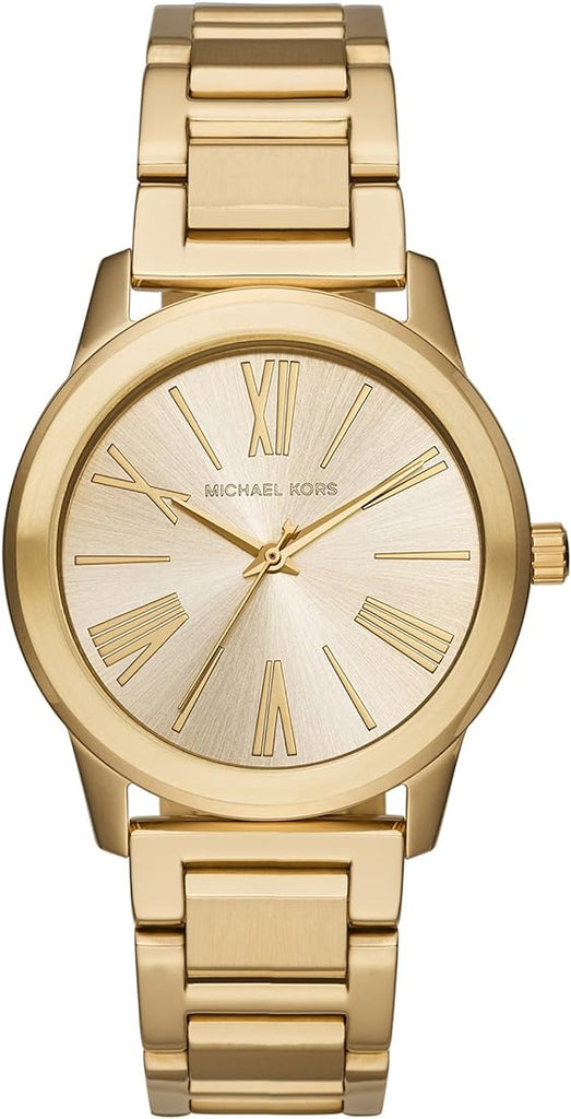 Michael Kors Hartman Quartz Gold Dial Gold Steel Strap Watch For Women - MK3490 Buy Now By Michael Kors