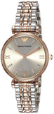 Emporio Armani Gianni T Bar Grey Dial Two Tone Steel Strap Watch For Women - AR1840 Buy Now By Emporio Armani