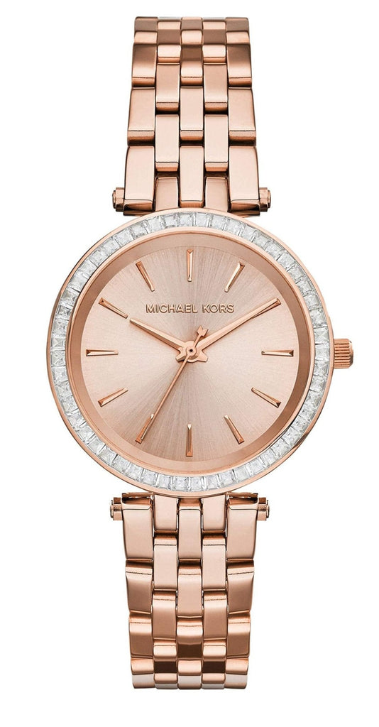 Michael Kors Darci Rose Gold Dial Rose Gold Stainless Steel Strap Watch for Women - MK3366 Buy Now By Michael Kors