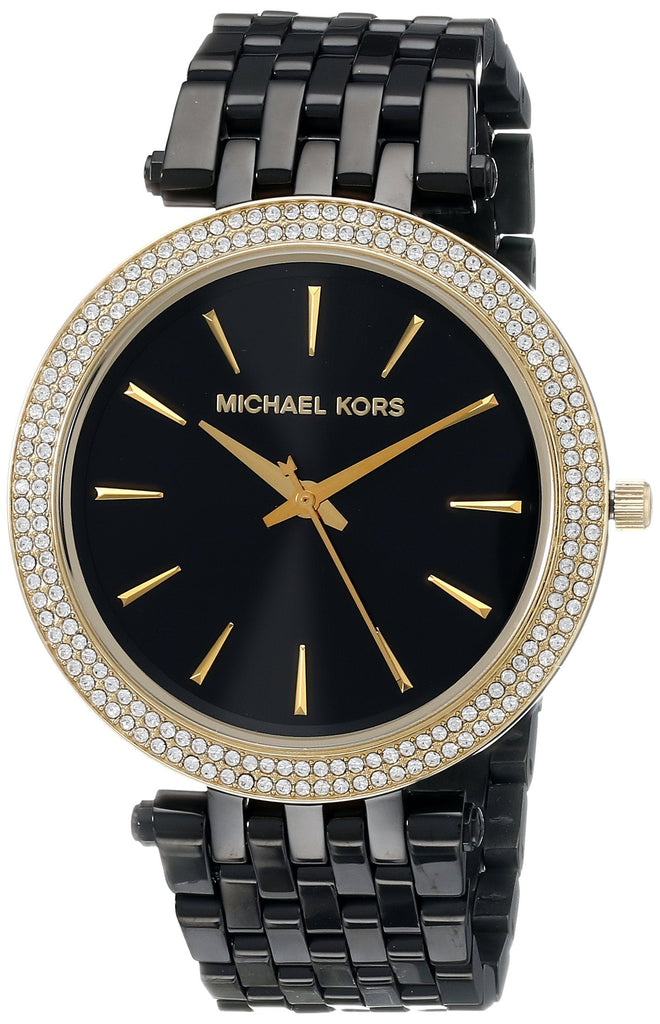 Michael Kors Darci Black Dial Black Steel Strap Watch for Women - MK3322 Buy Now By Michael Kors