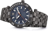 Versace Greca Sport Quartz Black Dial Black Steel Strap Watch For Men - VEZ300621 Buy Now By Versace