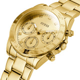 Guess Eclipse Gold Dial Gold Steel Strap Watch for Women - GW0314L2 Buy Now By Guess