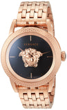 Versace Palazzo Empire Black Dial Rose Gold Steel Strap Watch for Men - VERD00718 Buy Now By Versace