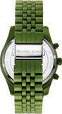 Michael Kors Lexington Chronograph Green Dial Green Steel Strap Watch For Men - MK8790 Buy Now By Michael Kors