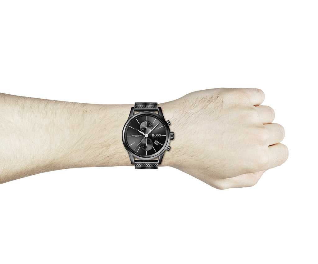 Hugo Boss Associate Grey Dial Grey Mesh Bracelet Watch for Men - 1513870 Buy Now By Hugo Boss