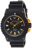 Emporio Armani Sportivo Quartz Black Dial Black Silicone Strap Watch For Men - AR5969 Buy Now By Emporio Armani
