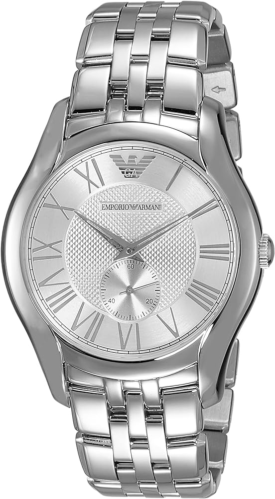 Emporio Armani Classic Quartz Silver Dial Silver Steel Strap Watch For Men - AR1788 Buy Now By Emporio Armani