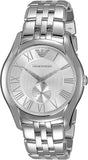 Emporio Armani Classic Quartz Silver Dial Silver Steel Strap Watch For Men - AR1788 Buy Now By Emporio Armani