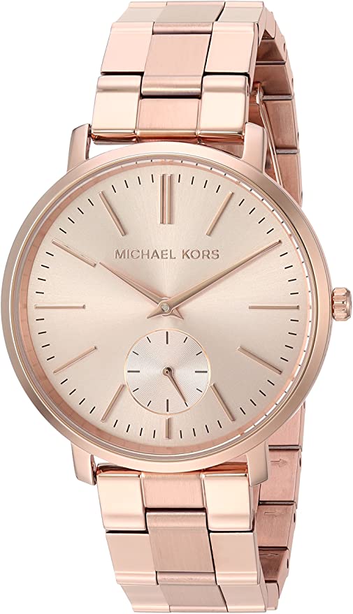 Michael Kors Jaryn Quartz Rose Gold Dial Rose Gold Steel Strap Watch For Women - MK3501 Buy Now By Michael Kors