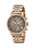 Fossil Boyfriend Chronograph Brown Dial Rose Gold Steel Strap Watch for Women - ES3494 Buy Now By Fossil