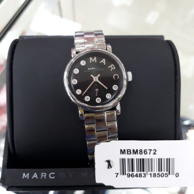 Marc Jacobs Blade Black Dial Silver Steel Strap Watch for Women - MBM8672 Buy Now By Marc Jacobs