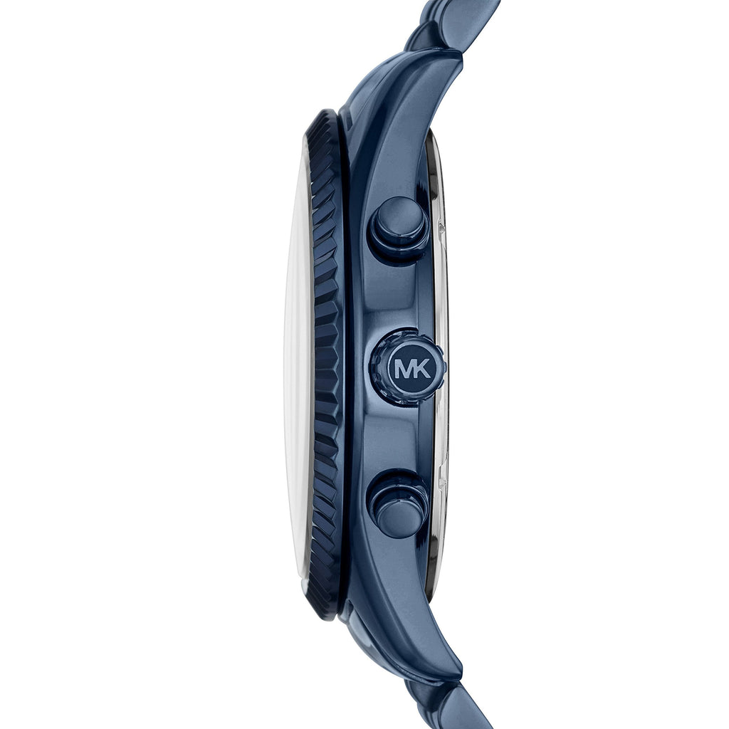 Michael Kors Lexington Chronograph Blue Dial Blue Steel Strap Watch for Men - MK8480 Buy Now By Michael Kors