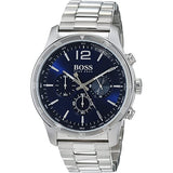 Hugo Boss Professional Chronograph Blue Dial Silver Steel Strap Watch for Men - 1513527 Buy Now By Hugo Boss
