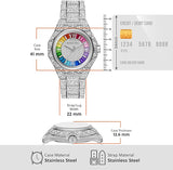 Michael Kors Raquel Three-Hand Crystals Silver Dial Silver Steel Strap Watch For Women - MK7365LE Buy Now By Michael Kors