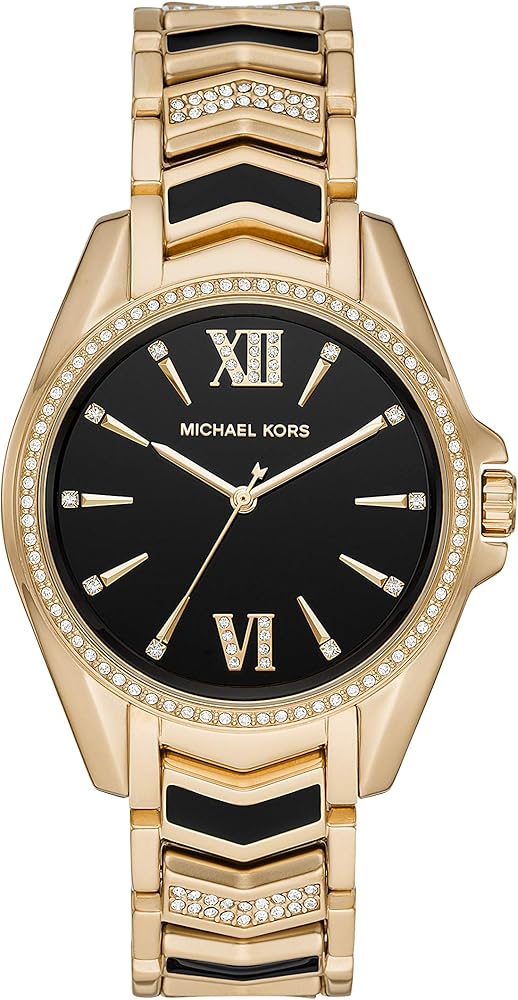 Michael Kors Whitney Quartz Black Dial Two Tone Steel Strap Watch For Women - MK6743 Buy Now By Michael Kors