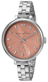 Marc Jacobs Sally Orange Dial Silver Steel Strap Watch for Women - MBM3365 Buy Now By Marc Jacobs