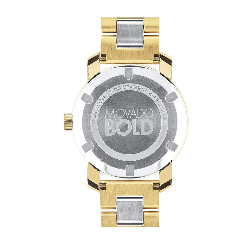 Movado Bold Silver Dial Two Tone Steel Strap Watch for Women - 3600129 Buy Now By Movado