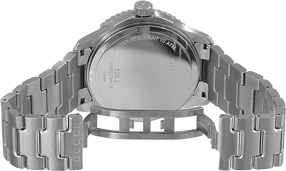 Gucci G Timeless Silver Dial Silver Steel Strap Watch For Men - YA126232 Buy Now By Gucci